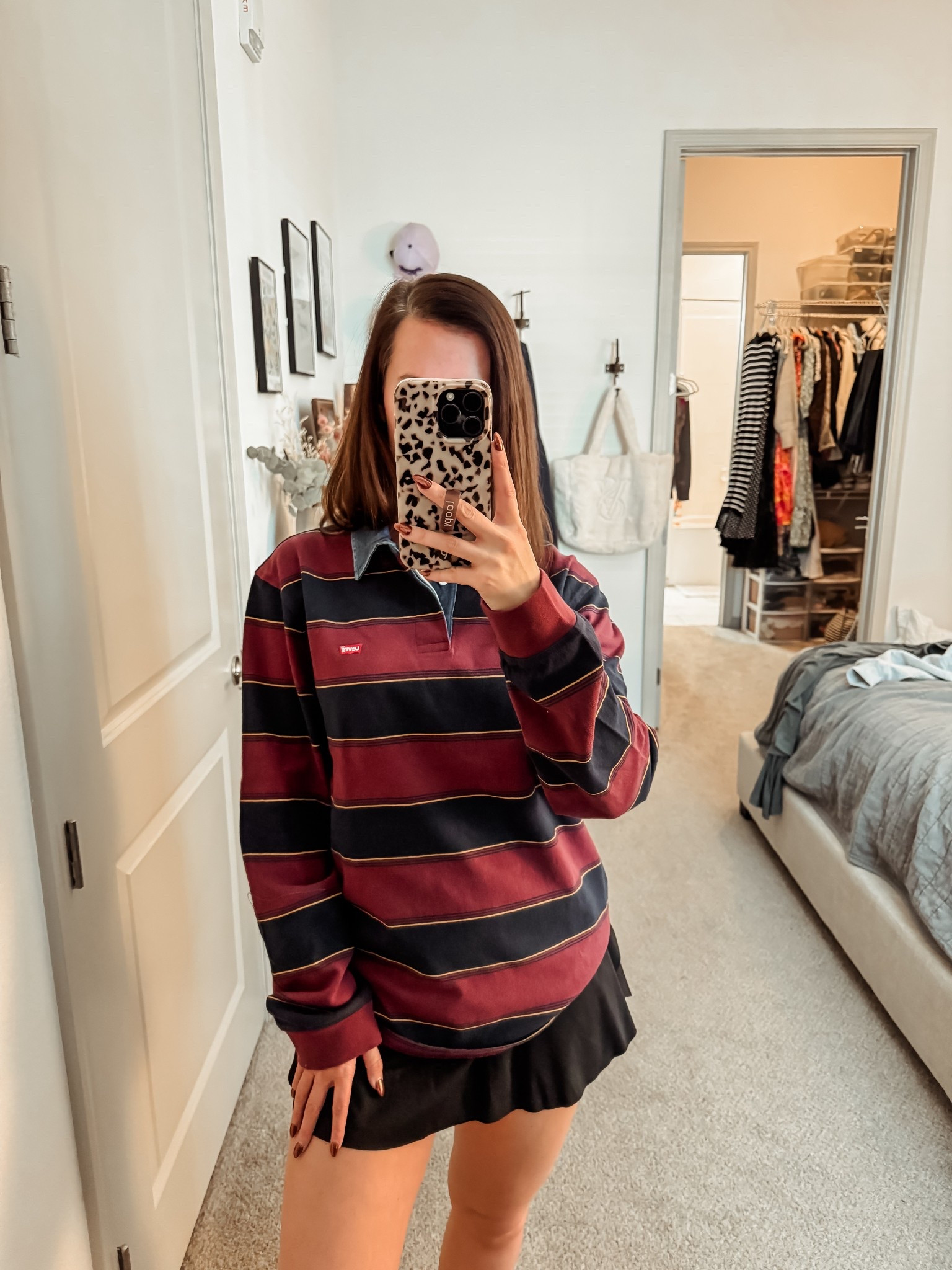 Rugby long sleeve // target // under $50 // comfy clothes // fall outfit // lounge pants 

#LTKSaleAlert #LTKActive #LTKootd