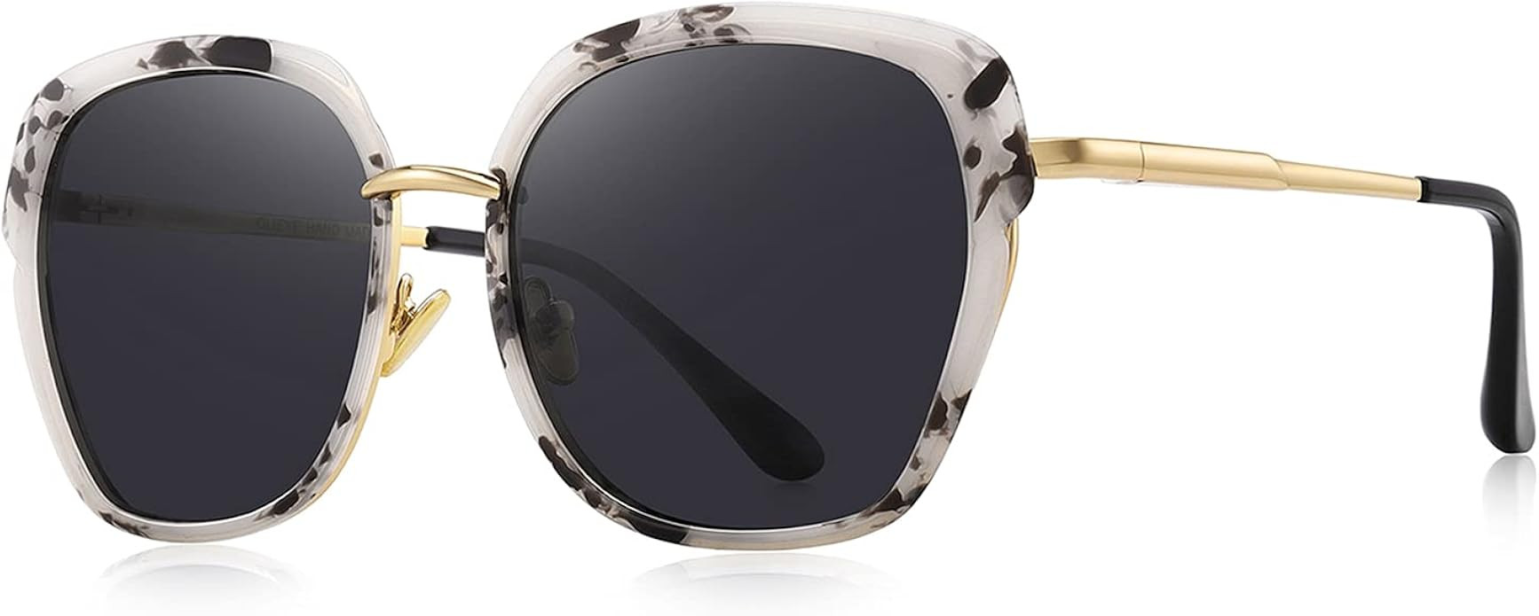 OLIEYE Vintage Oversized Shield Frame Women's Polarized Sunglasses Holiday Sunglasses for Women w... | Amazon (US)