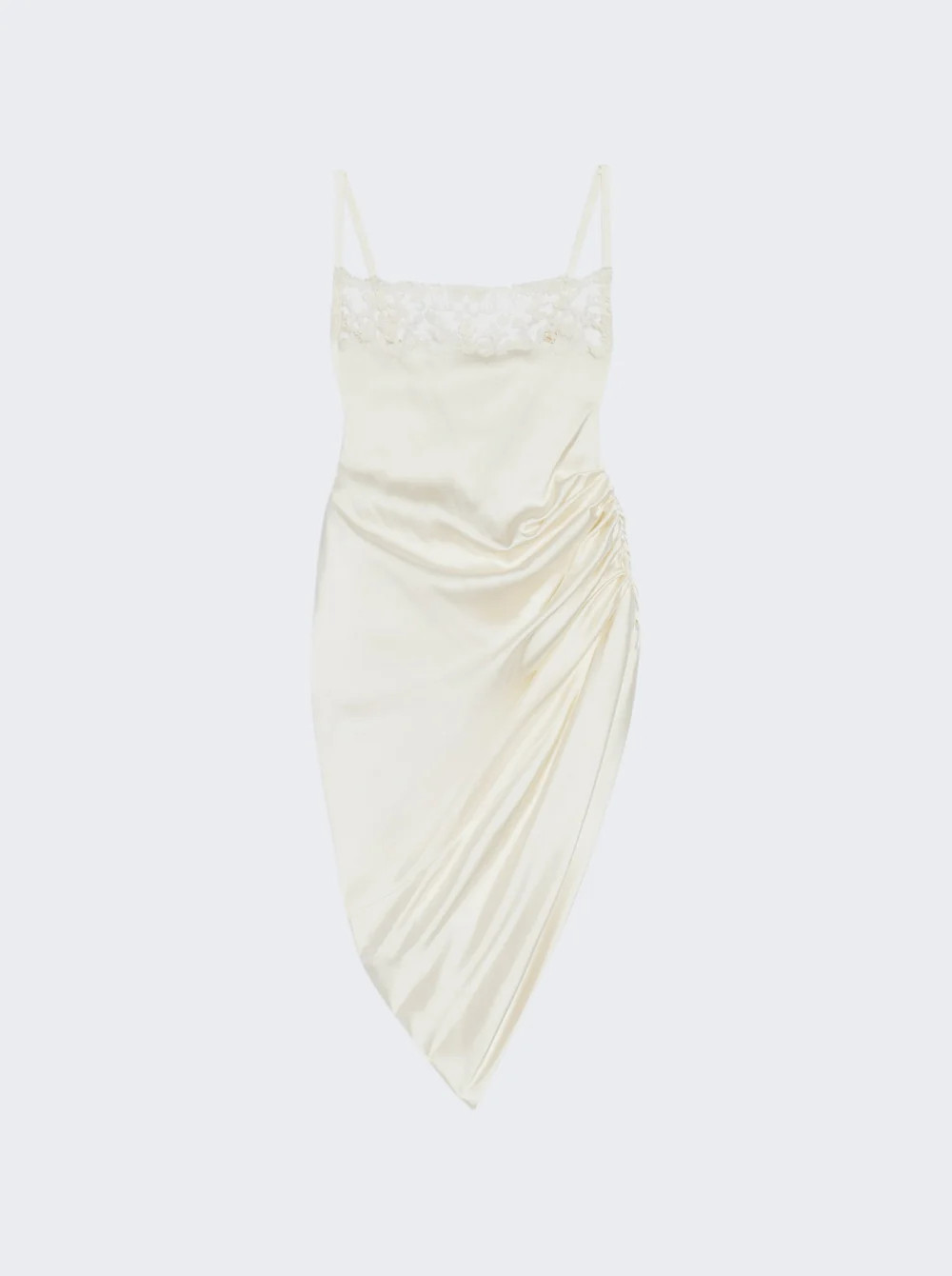 La Saudade Mini Dress Off-White | The Webster