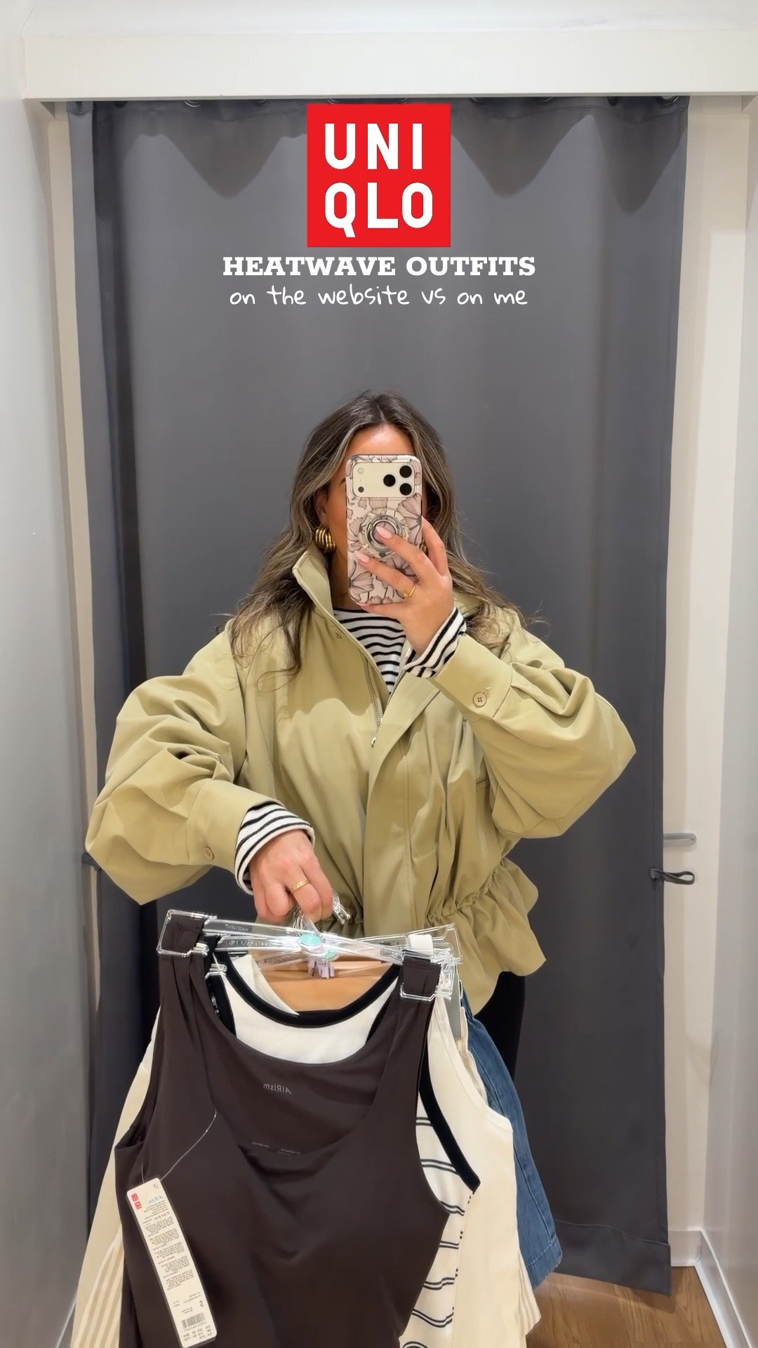 Uniqlo Heatwave Outfits ☀️✨

I’m a uk size 10, 5ft4 and I’m wearing the following sizes;
Cream vest - small (could size down for more fitted)
Stripe trousers - small
Denim shorts - small
Stripe shorts - small
Navy set - small top, medium bottoms
White set - small top, medium bottoms
Brown set - medium in both

Spring outfits, summer outfits, linen trousers, summer co-ords, airport outfits, travel outfit

#LTKsummer #LTKstyletip #LTKspring