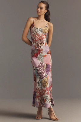 Conditions Apply Elva Slip Midi Dress | Anthropologie (US)