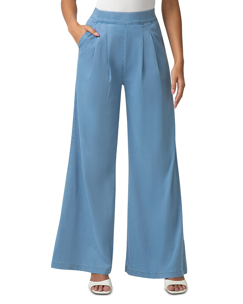 Hue Fluid Denim Palazzo Pants | Bloomingdale's (US)