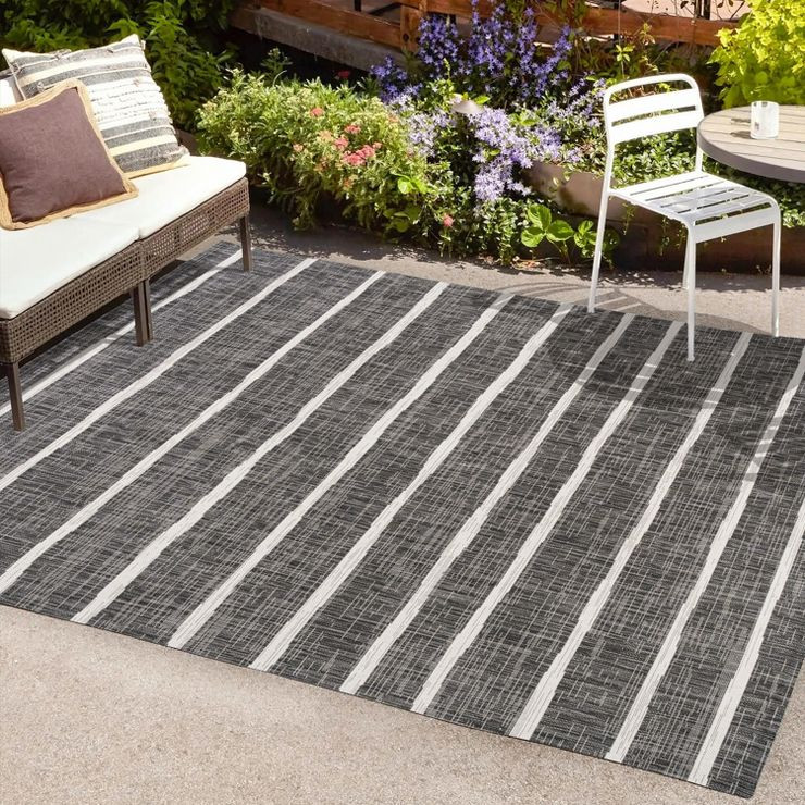 Colonia Berber Stripe Indoor/Outdoor Area Rug - JONATHAN Y | Target