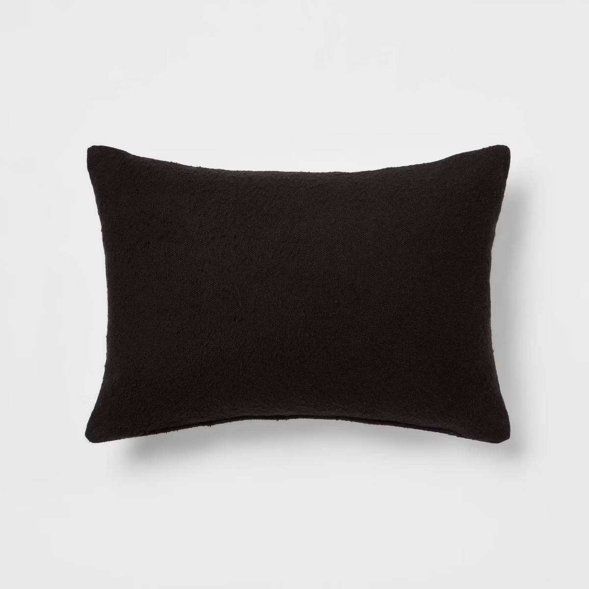 Oblong Boucle Color Blocked Decorative Throw Pillow Dark Navy - Threshold™: Cotton Weave, Indoo... | Target
