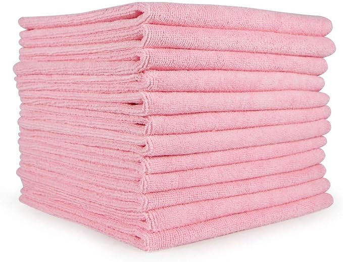 Arkwright Microfiber Glass Cleaning Cloths - (Pack of 12) Lint Free, Car Detailing Cloth, Perfect... | Amazon (US)