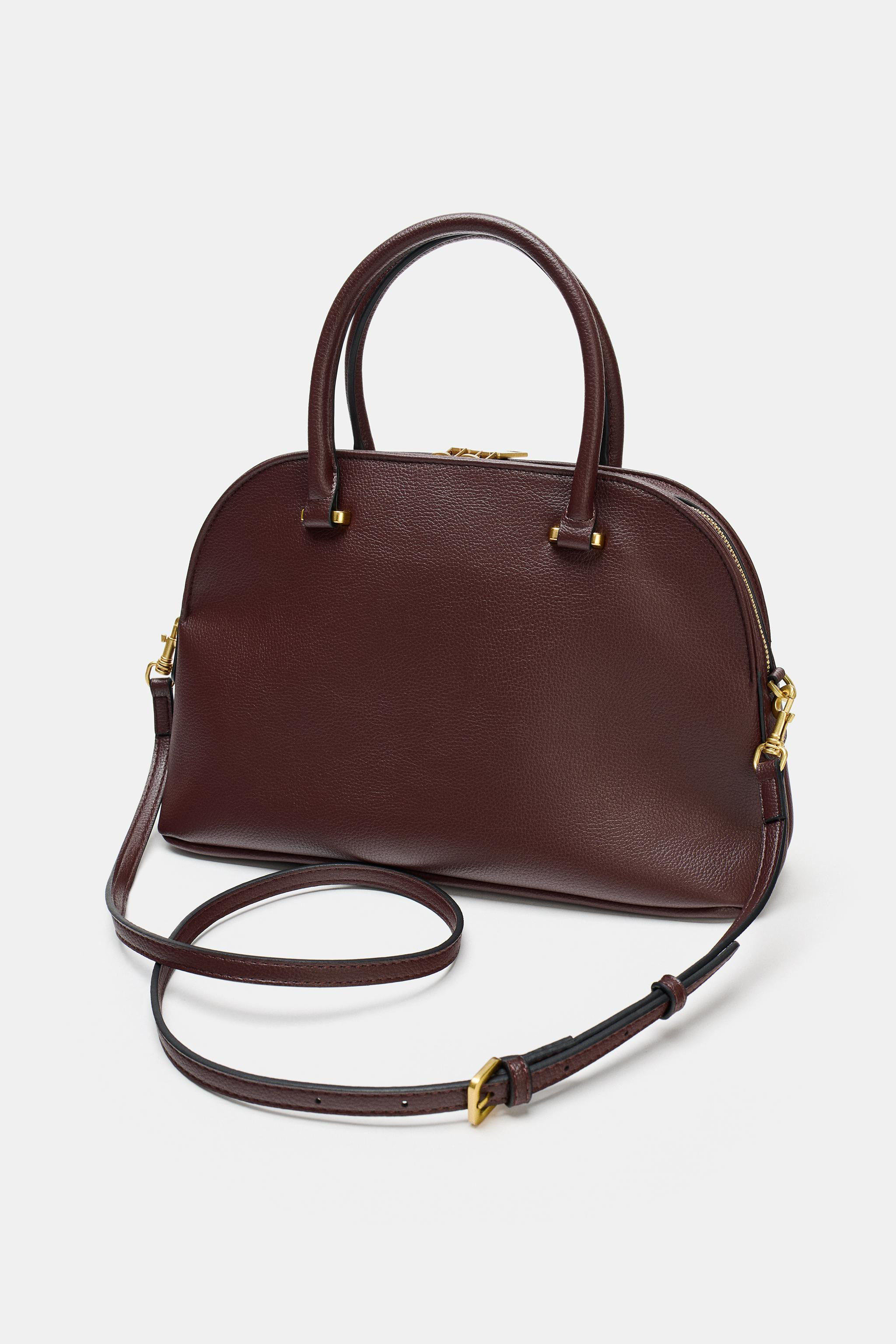 DOUBLE HANDLE CITY BAG | Zara Canada