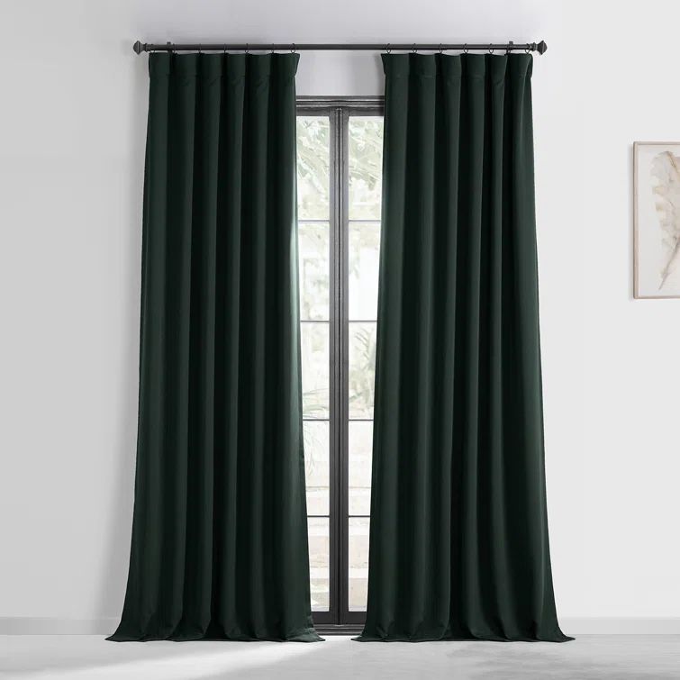 Betria Room Darkening Curtains for Living Room - Bedroom Curtains for Large Window Single Panel D... | Wayfair North America