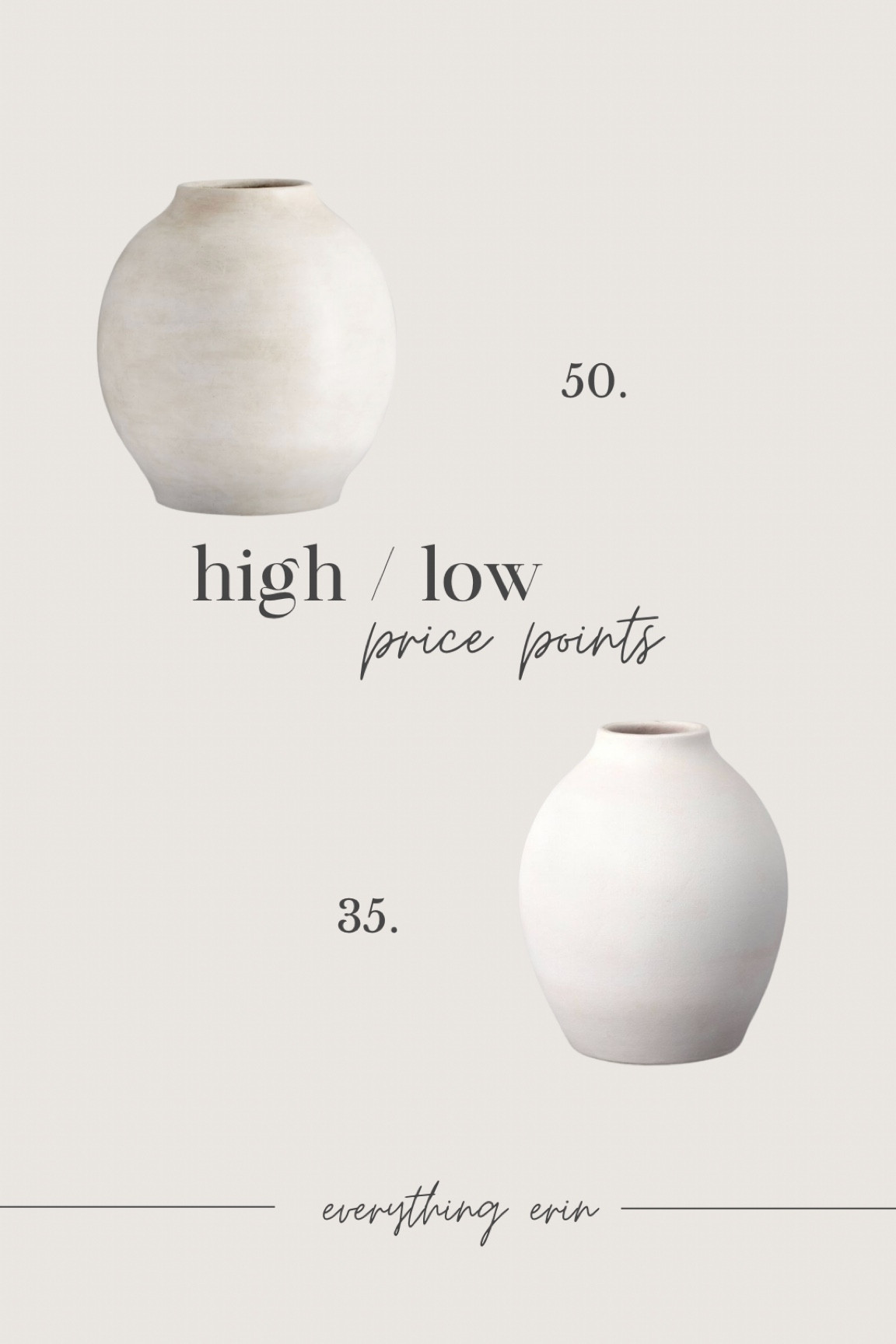 Pottery barn vase and dupe white vase 

#LTKhome #LTKFind