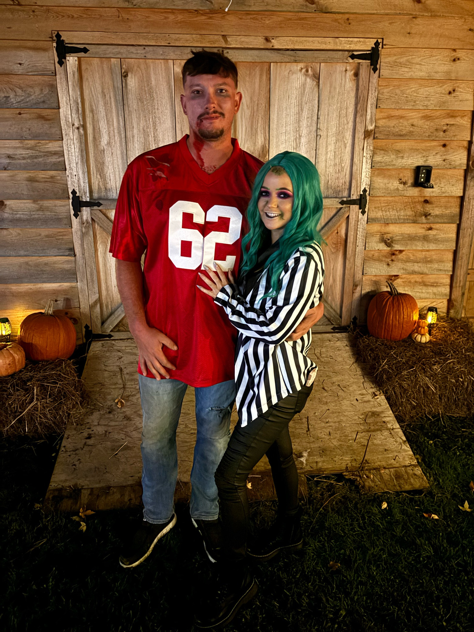 Beetlejuice Halloween Costume

#shein, #stripes #striped #blazer #black #white #green #wig #leather #pants #lydia #seasonal #scary #spooky #witch #couples #couple #costumes 

#LTKFindsUnder50 #LTKHalloween #LTKSeasonal