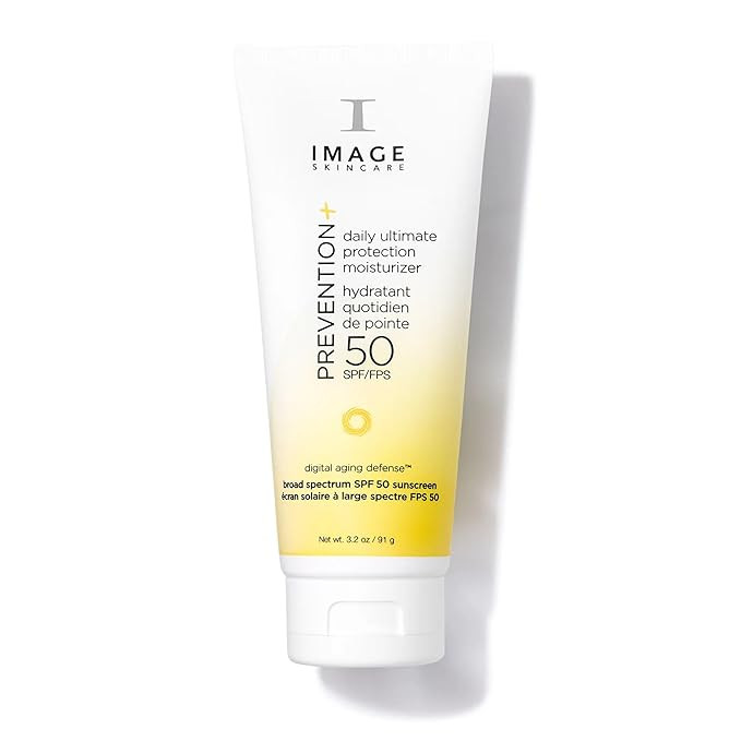 IMAGE Skincare PREVENTION+ Daily Ultimate Protection Moisturizer, SPF 50 Face Sunscreen Lotion, Z... | Amazon (US)