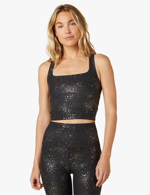 Lucky Stars SoftShine Square Neck Cropped Tank | Beyond Yoga