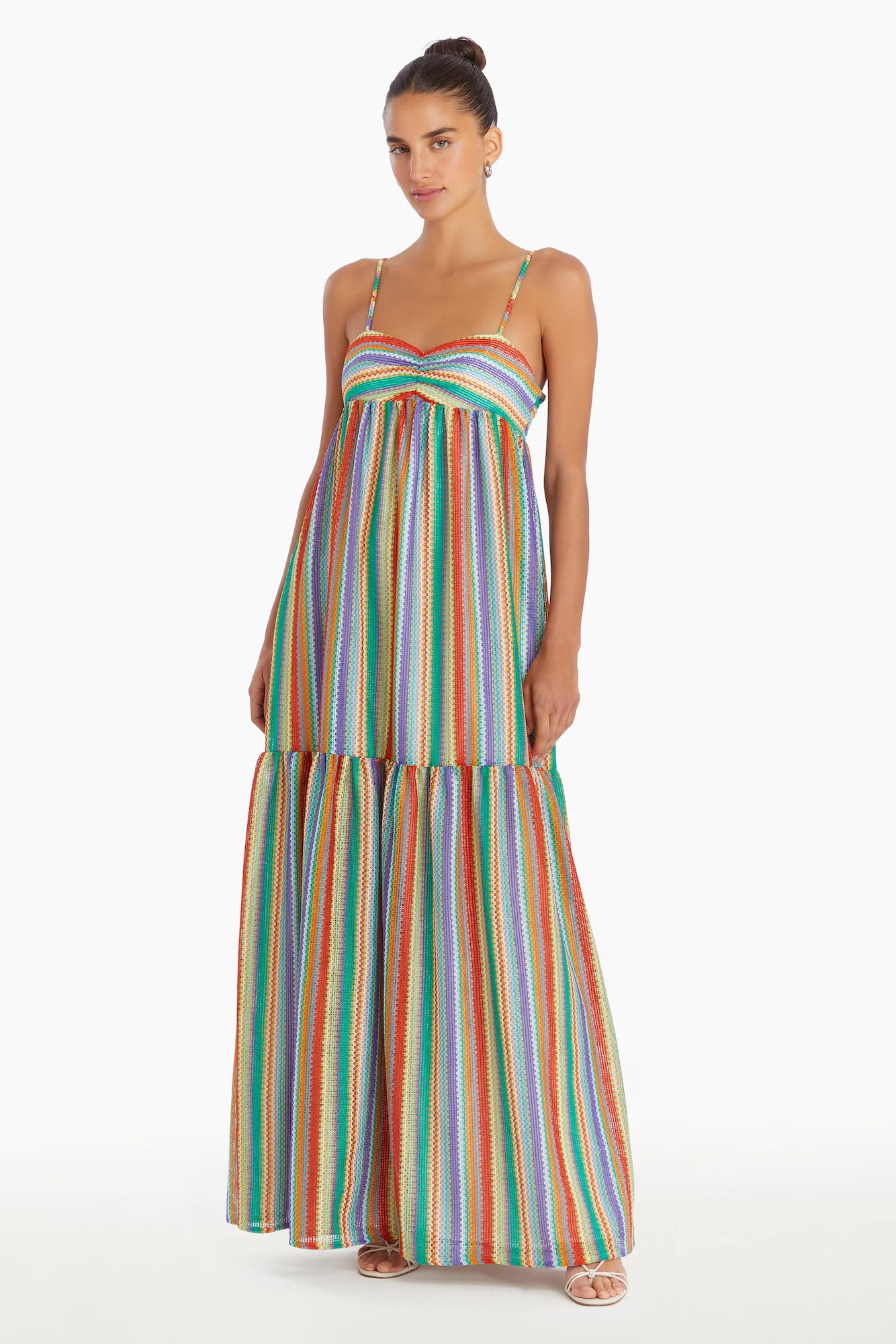 Sima Maxi in Rainbow Stripe | Amanda Uprichard