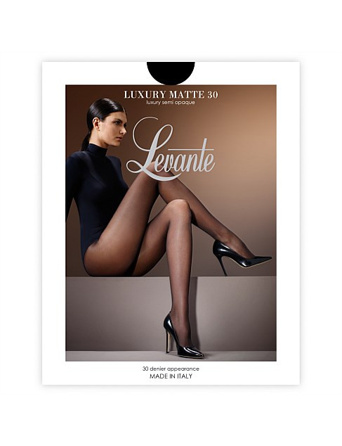 Levante Luxury Matte 30 Denier Semi Opaque Hosiery | David Jones | David Jones (Australia & New Zealand)