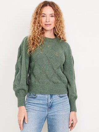 Pointelle Sweater | Old Navy (US)