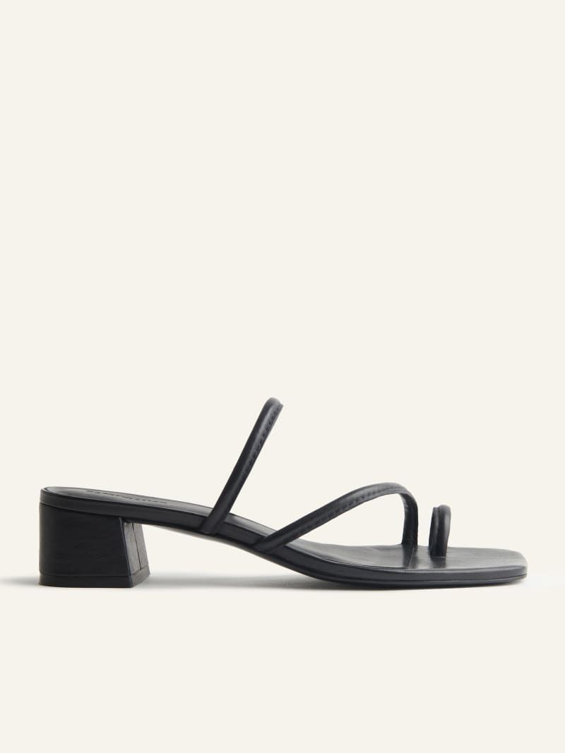 Meena Toe Ring Block Heel Sandal | Reformation (Global)