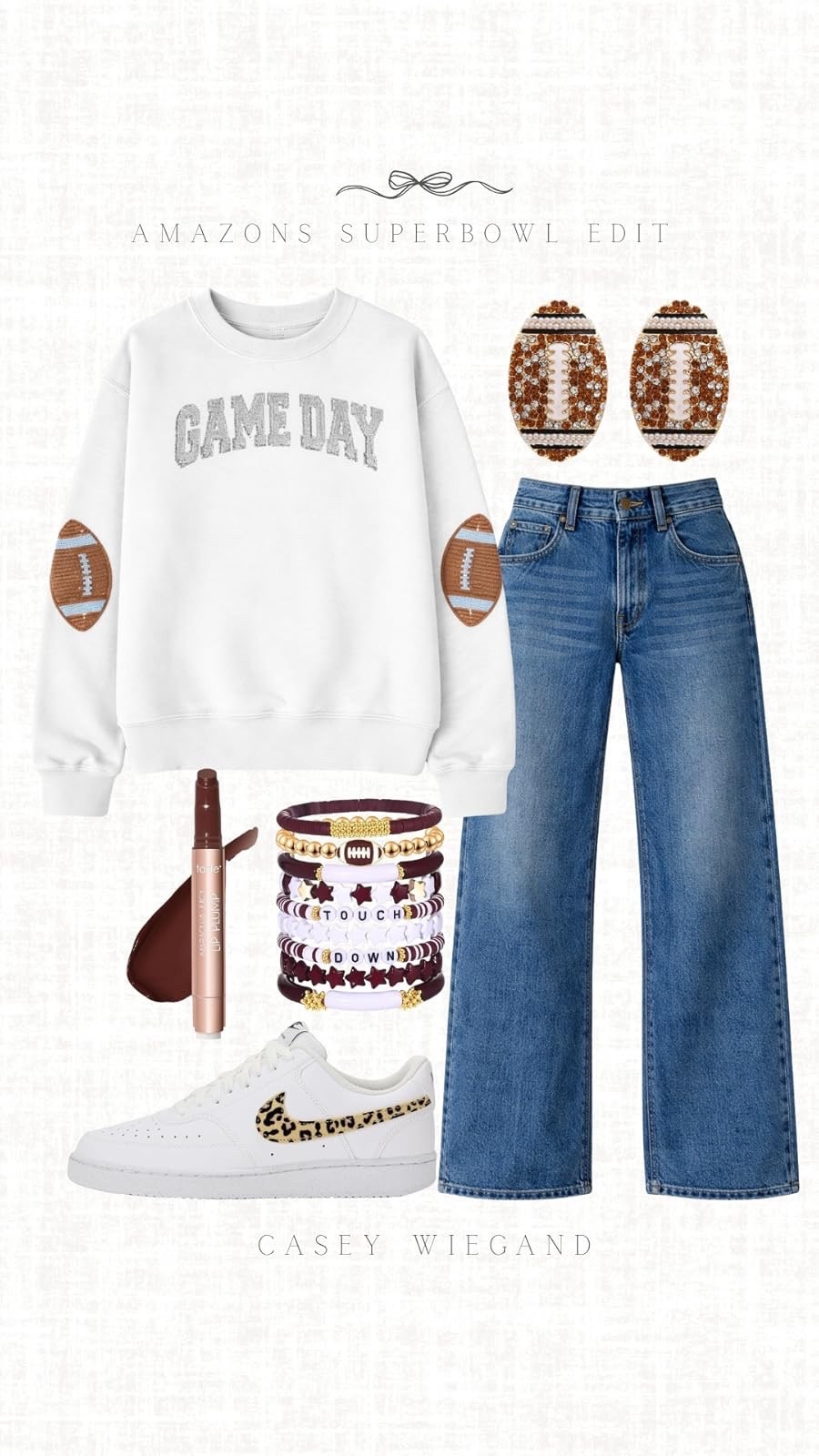 Game day style! Score big with this comfy Amazon edit for the big game. #GameDayStyle

#LTKgrwm #LTKootd #LTKdayinmylife