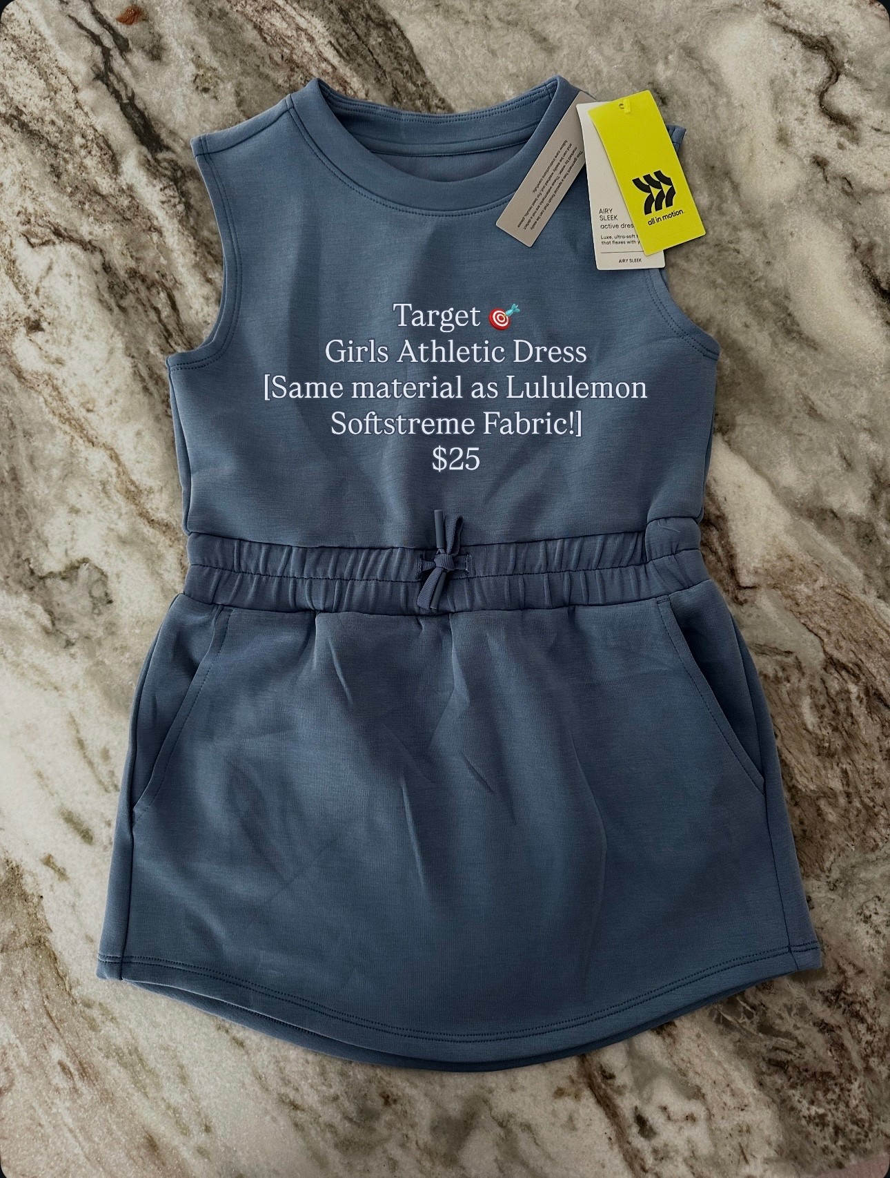 Target 🎯 
Girls Athletic Dress
[Same material as Lululemon
Softstreme Fabric!]
$25

#LTKFindsUnder50 #LTKKids #LTKStyleTip