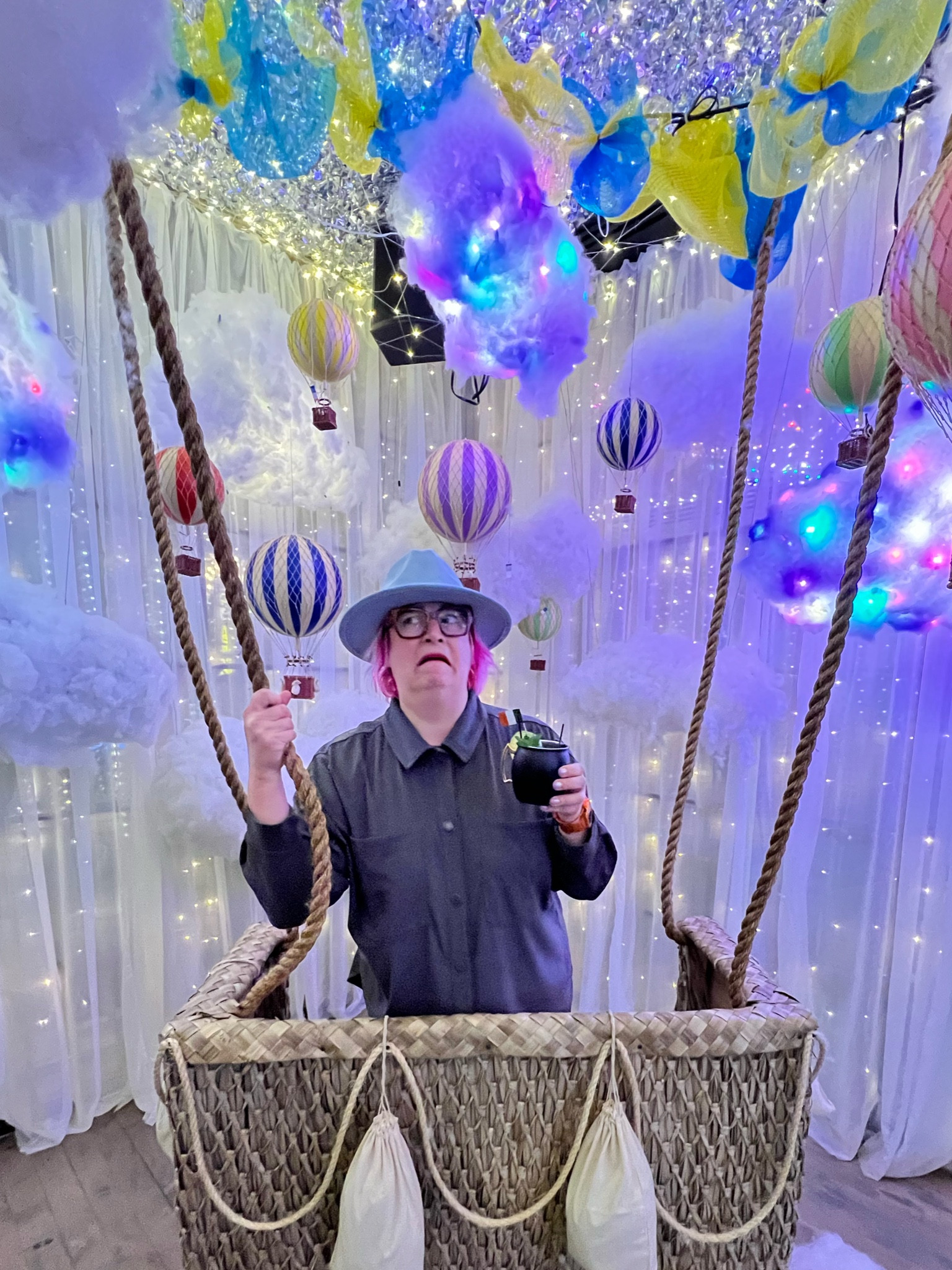 Ready to be up up and away with my sky blue hat and pink hair, I’m either off to see the Wizard or off to find spring.

#LTKSeasonal #LTKSpringSale #LTKfindsunder50