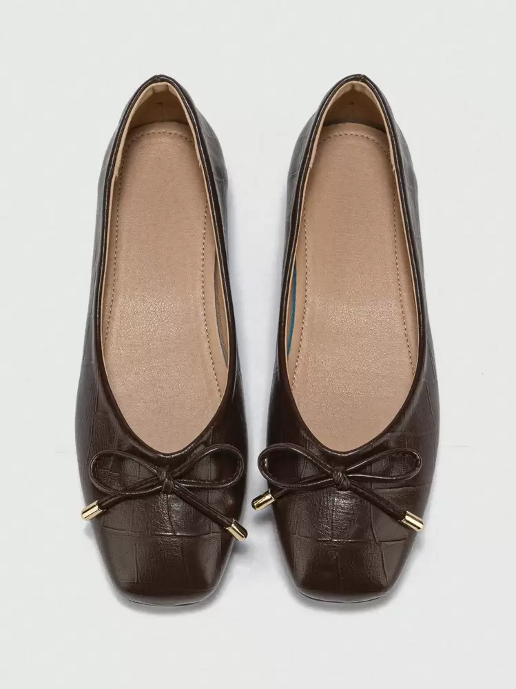 Brown Ballet shoes | SHEIN