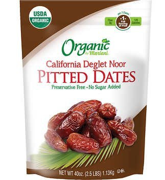 Organic California Deglet Noor Pitted Dates 2.5lb | Amazon (US)