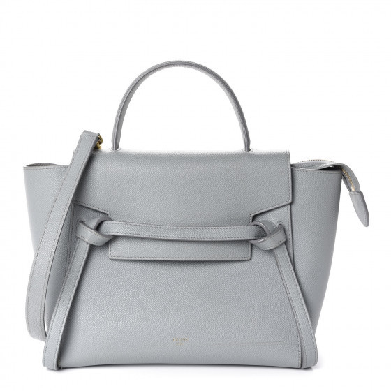 Grained Calfskin Micro Belt Bag Cloud | Fashionphile