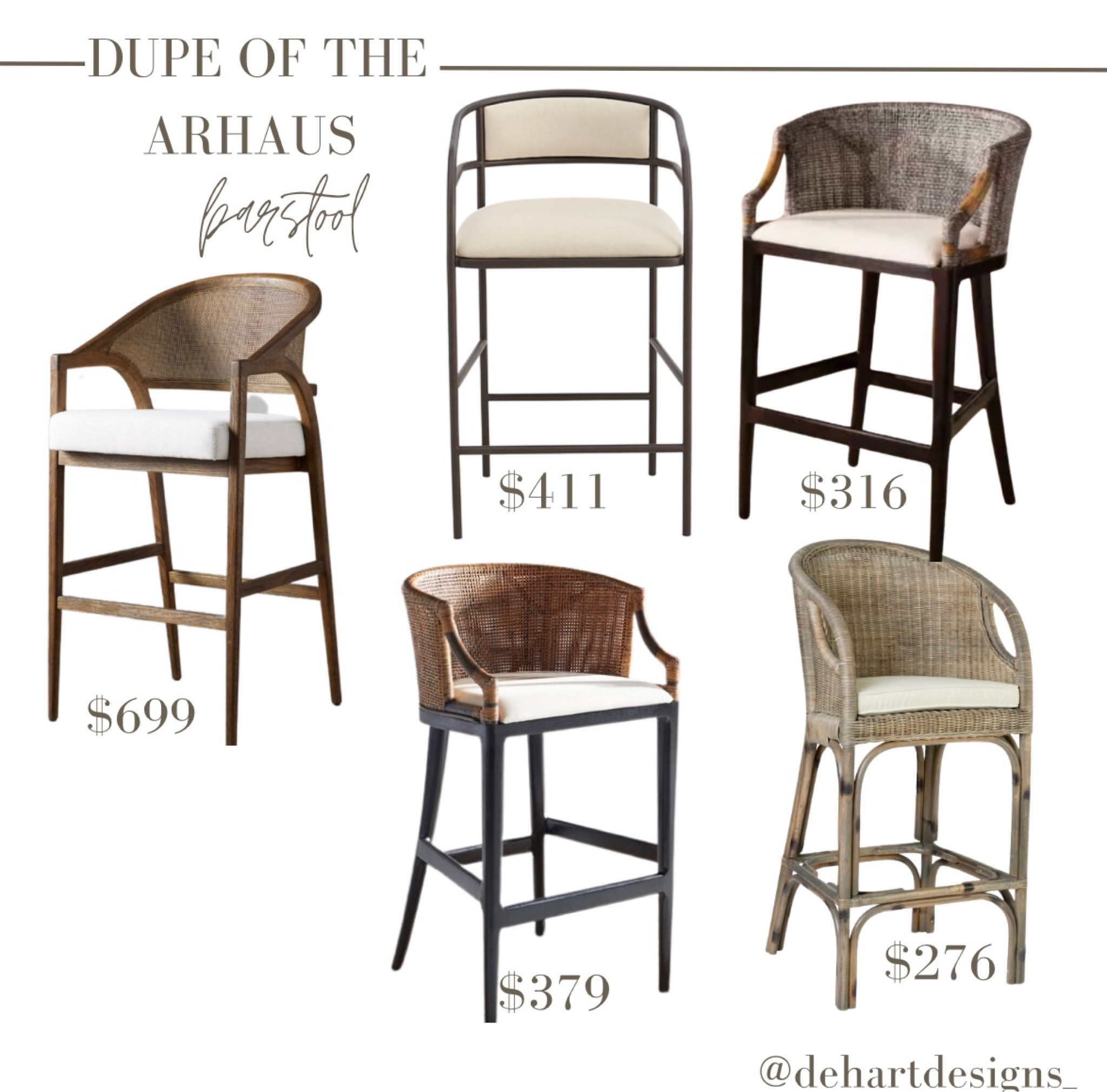 Arhaus discount counter stool