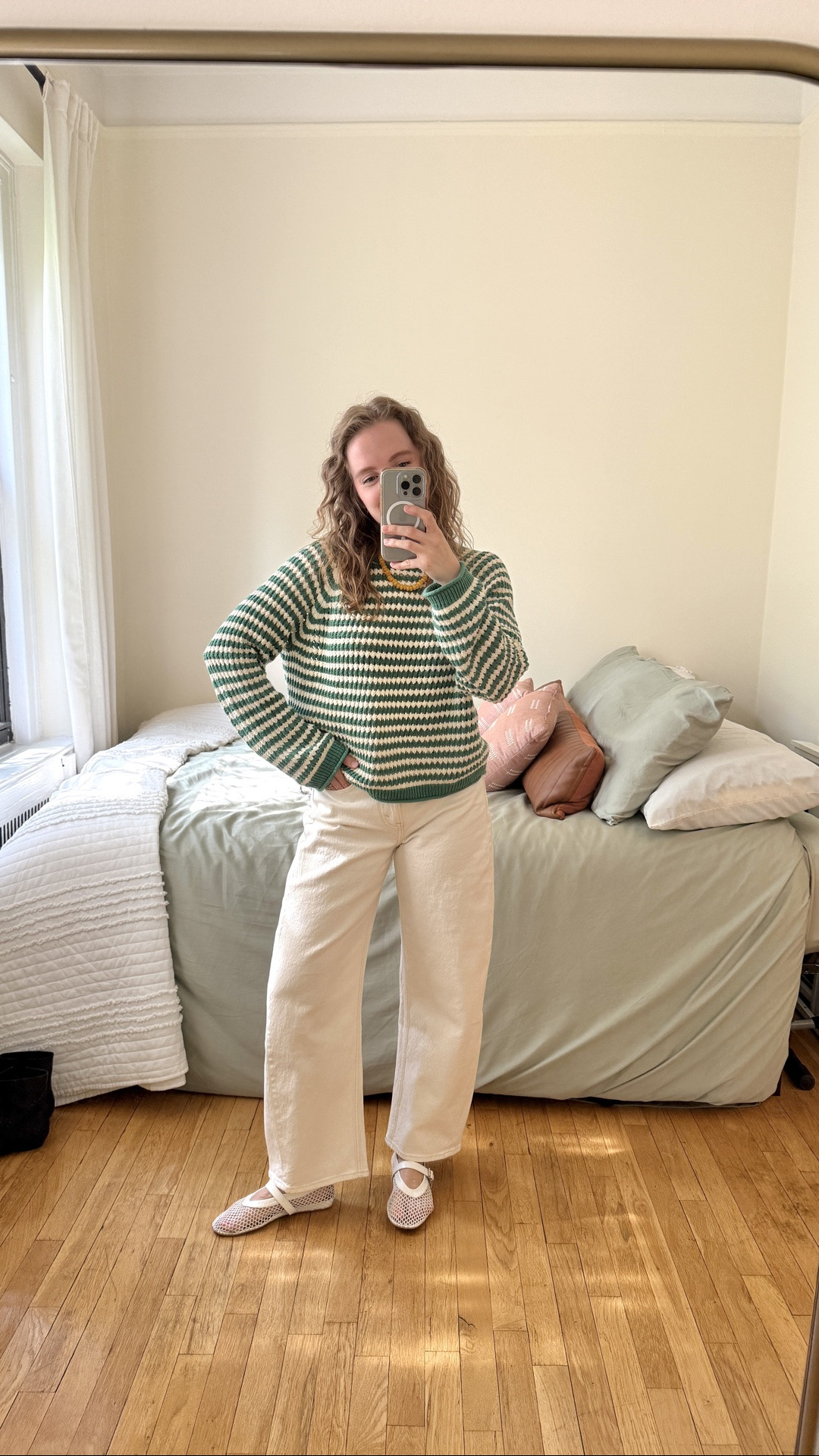 Fall outfits for women on clearance. Cotton open knit sweater. Wearing xs under $40. Jeans are 25 short (I’m 5ft 2)

#LTKSaleAlert #LTKSeasonal