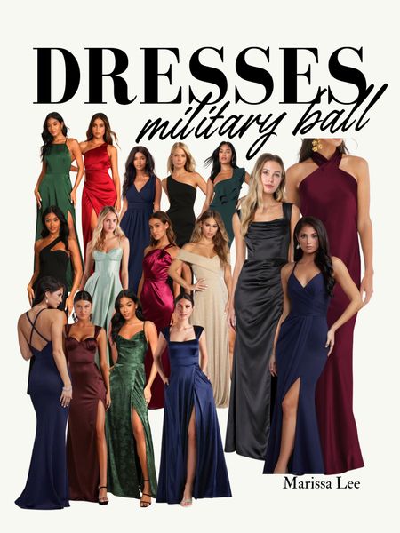 Are you a military spouse looking for military ball dresses? Here’s ball dress inspiration for the upcoming Marine Corps Birthday ball! All of these formal gowns are perfect for any formal black tie event or gala. All of these dress styles are stylish and appropriate for the military ball AND the colors complement the beloved Marine Corps blues 😉 

#LTKwedding #LTKSale #LTKstyletip