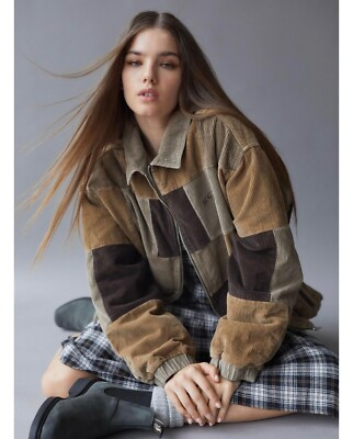 BDG Patchwork Corduroy Harrington Jacket  | eBay | eBay US