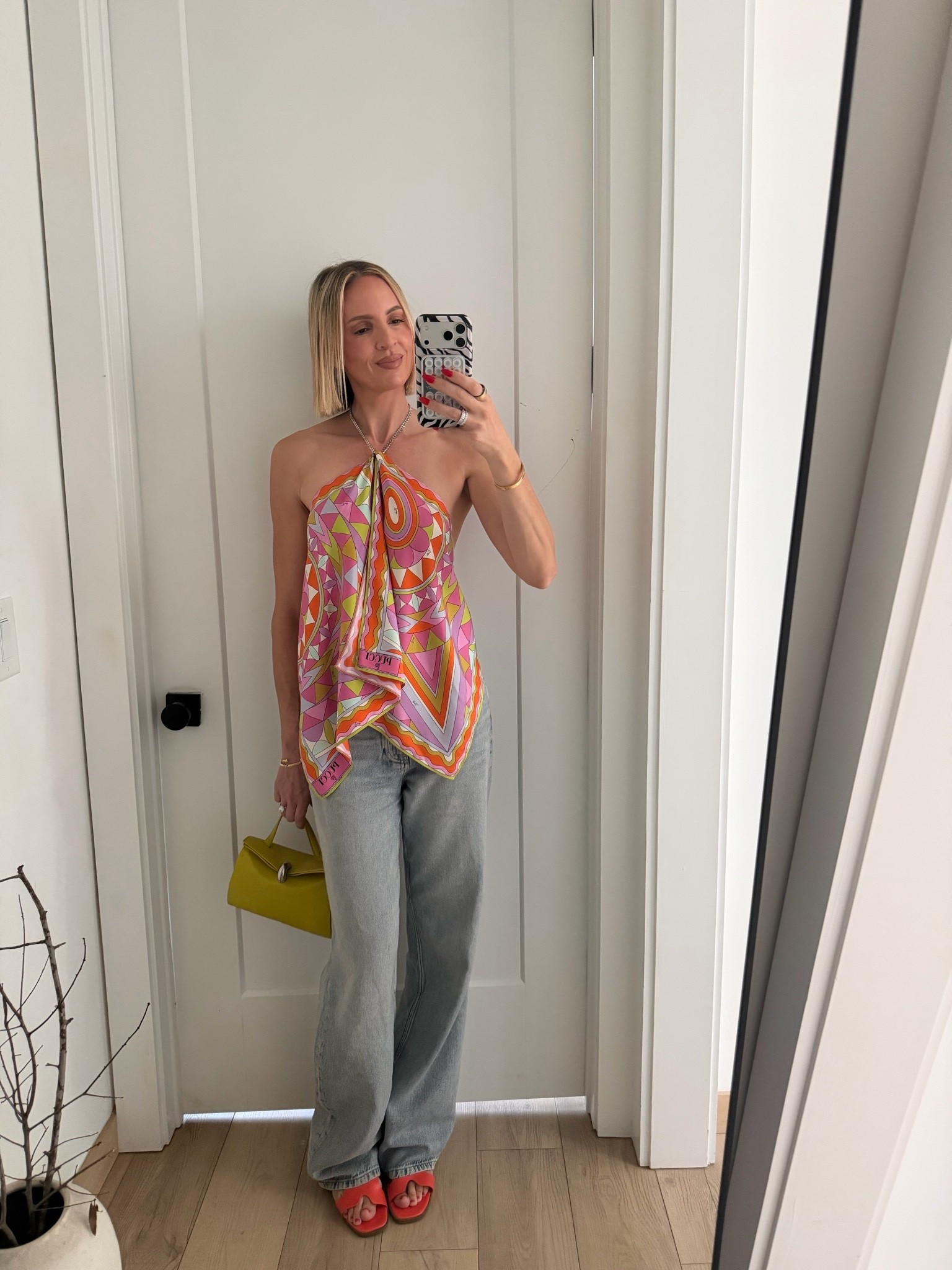 Last night‘s look. This is the perfect summer top. It has the most beautiful chain in the back. It’s like jewelry. ￼

#LTKTravel #LTKSeasonal #LTKootd