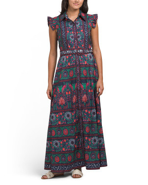 Floral Maxi Dress With Belt | Casual Dresses  | Marshalls | Marshalls