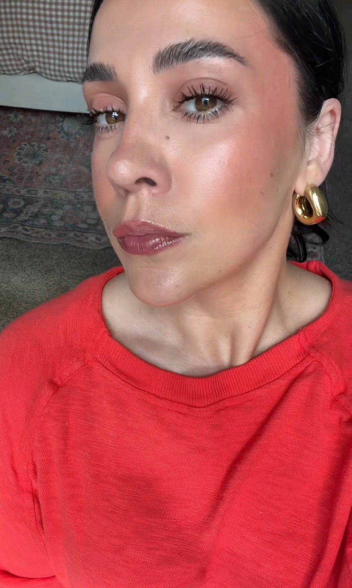 Color: warm brown or cinnamon are my fave. Wearing warm brown. I heard the cover girl is an exact dupe 

#LTKMothersDay #LTKMidsize #LTKBeauty