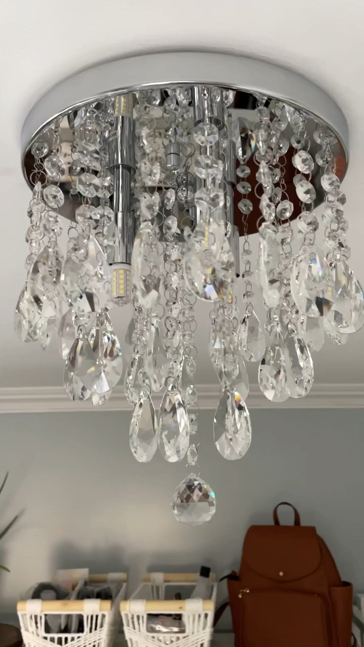 How beautiful is this Mini Crystal chandelier! Just had it installed in my closet and I am obsessed! Comes in two sizes, this is the 10 inch. Home decor 

#LTKstyletip #LTKfindsunder100 #LTKhome