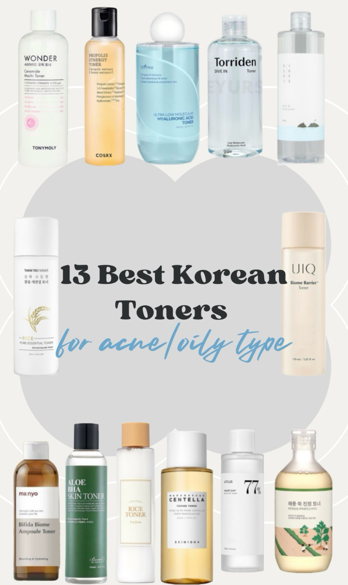 10 Best Korean Toners- for oily/acne prone skin ❤️

#LTKU #LTKBeauty #LTKFindsUnder50
