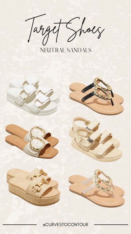 Target affordable neutral summer sandals 

#LTKshoecrush #LTKfindsunder50 #LTKSeasonal