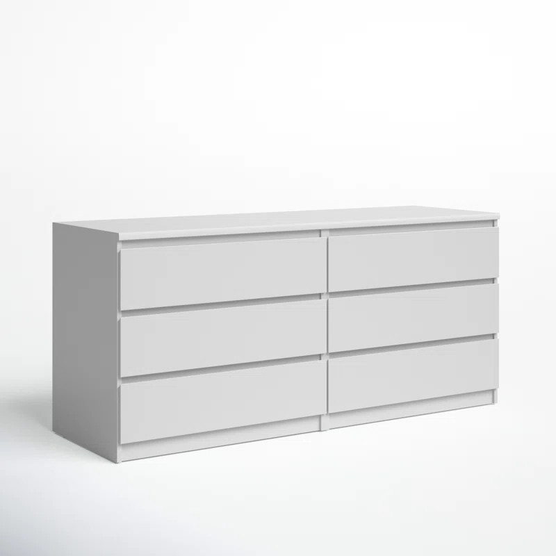 Kepner 6 Drawer 60.5" W Double Dresser | Wayfair North America