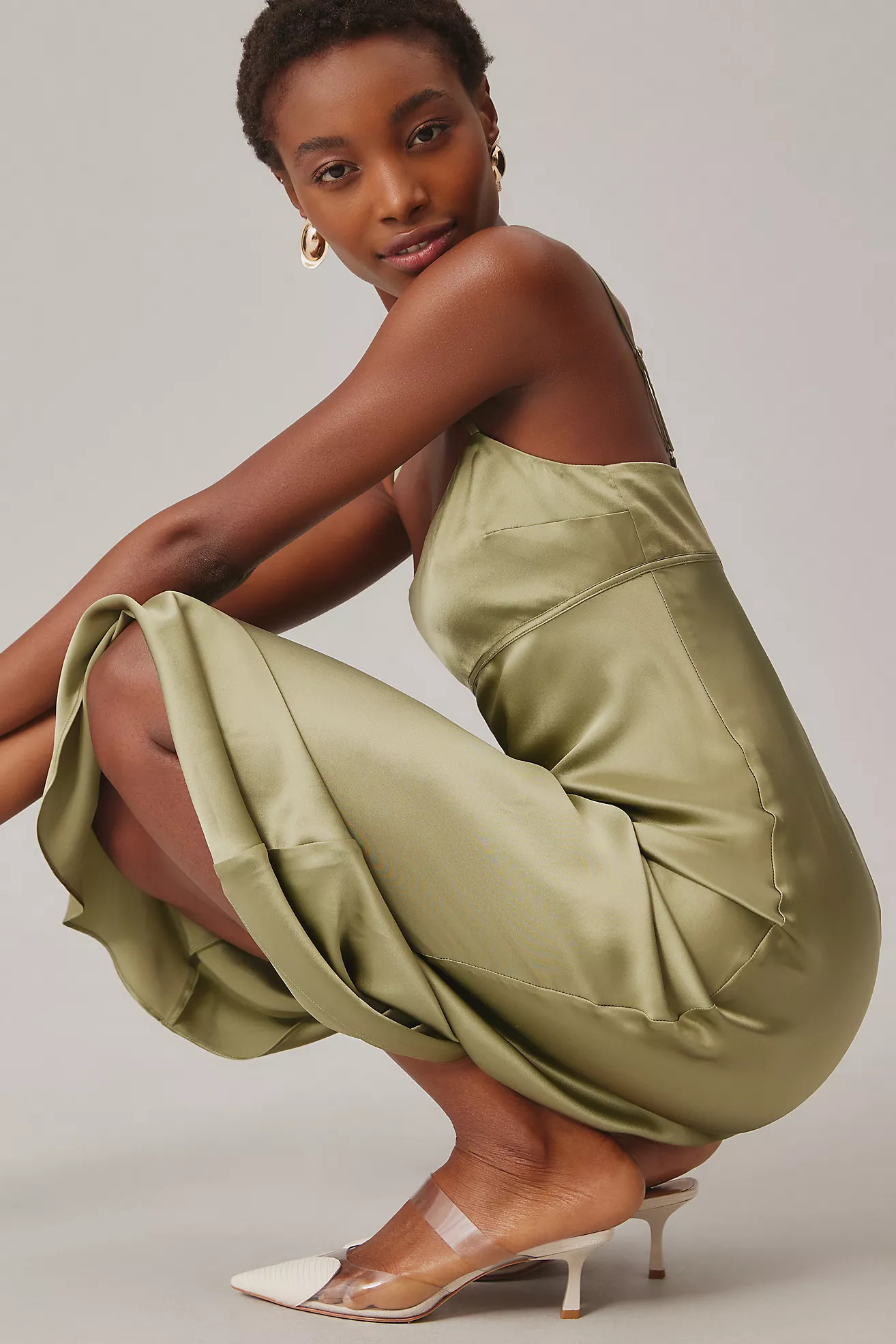 Reformation Kailyn Silk Dress | Anthropologie (US)