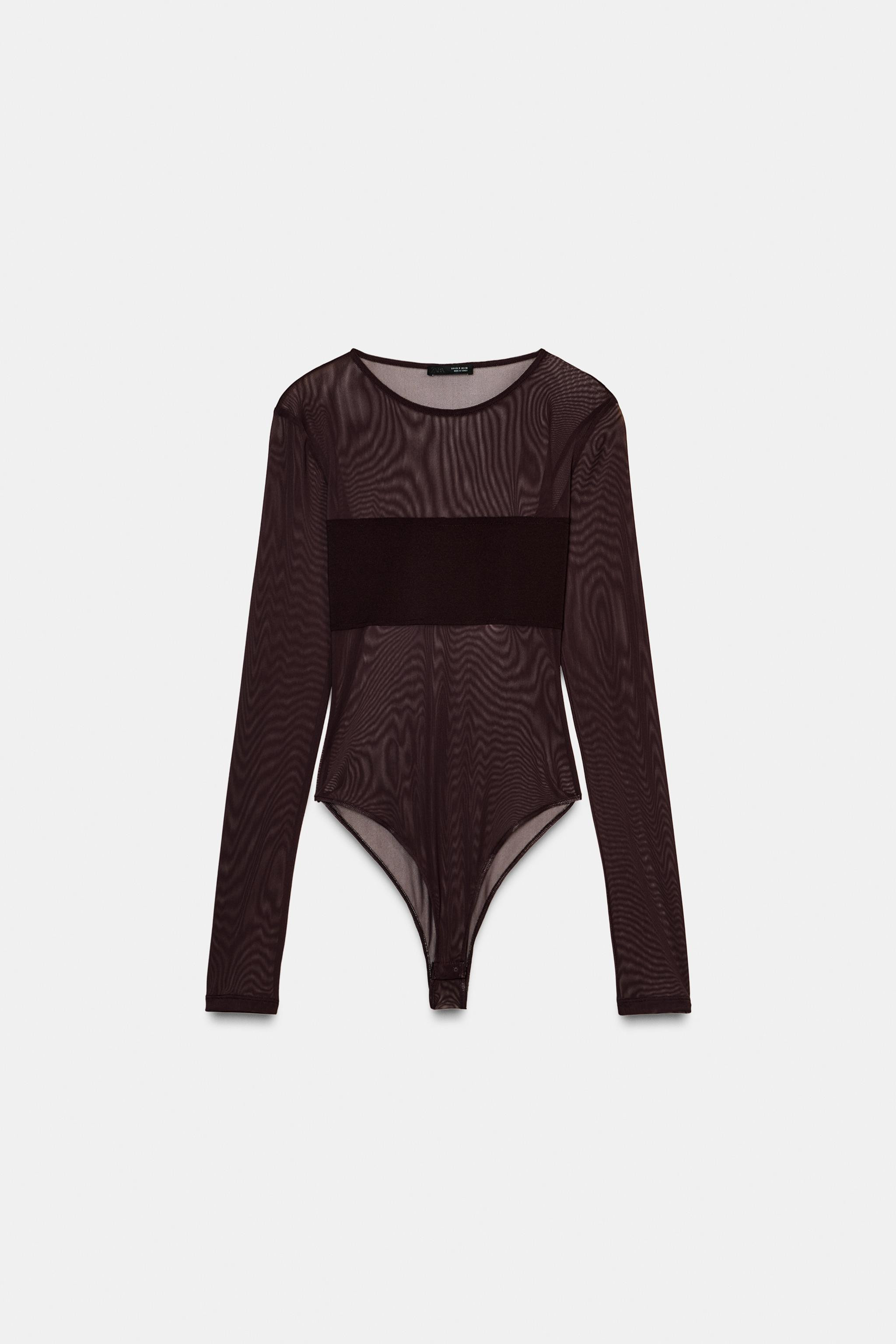 COMBINATION TULLE BODYSUIT | Zara US
