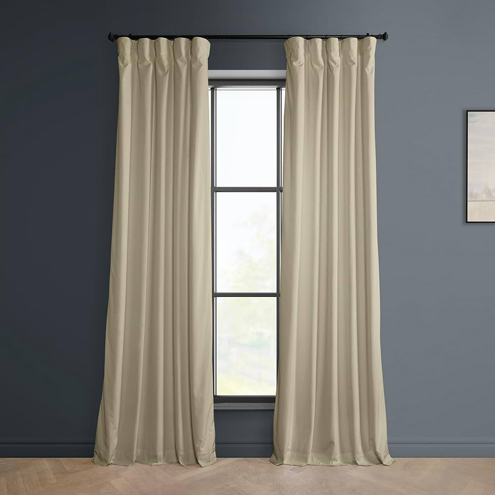 HPD Half Price Drapes Heritage Plush Velvet Curtains for Bedroom & Living Room 50 X 108, VPYC-198... | Amazon (US)