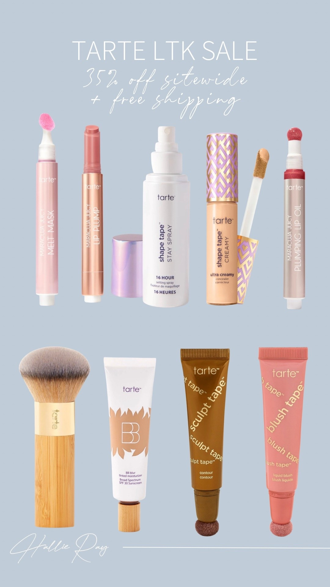 Tarte LTK Sale with exclusive promo code! 35% off sitewide + free shipping! 

#LTKBeauty #LTKSpringSale #LTKSaleAlert