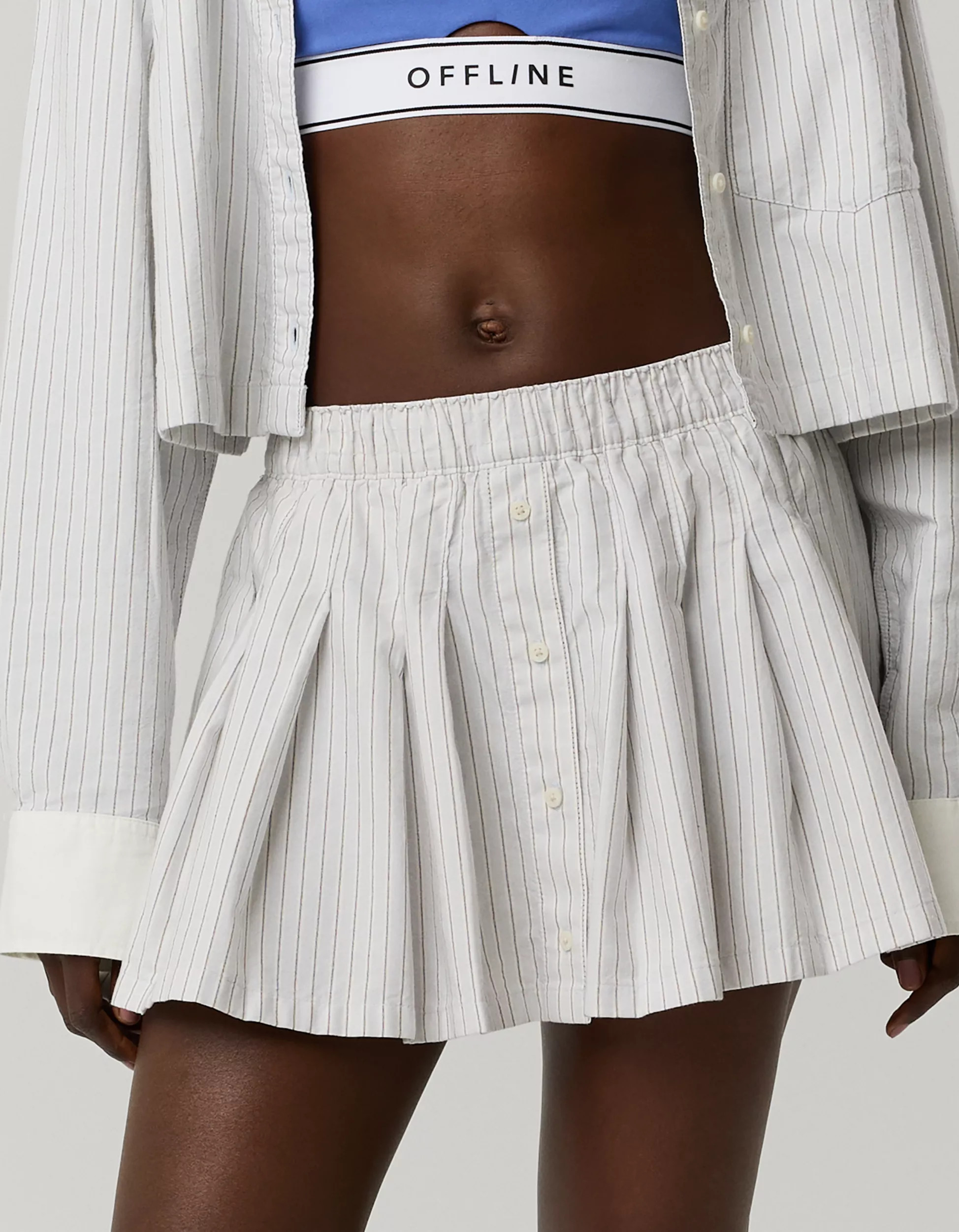 OFFLINE By Aerie Oxford Mini Skirt | Aerie