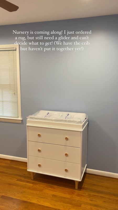 Baby nursery is coming along!

White dresser with changing table & wood accents

#LTKSeasonal #LTKbaby #LTKhome