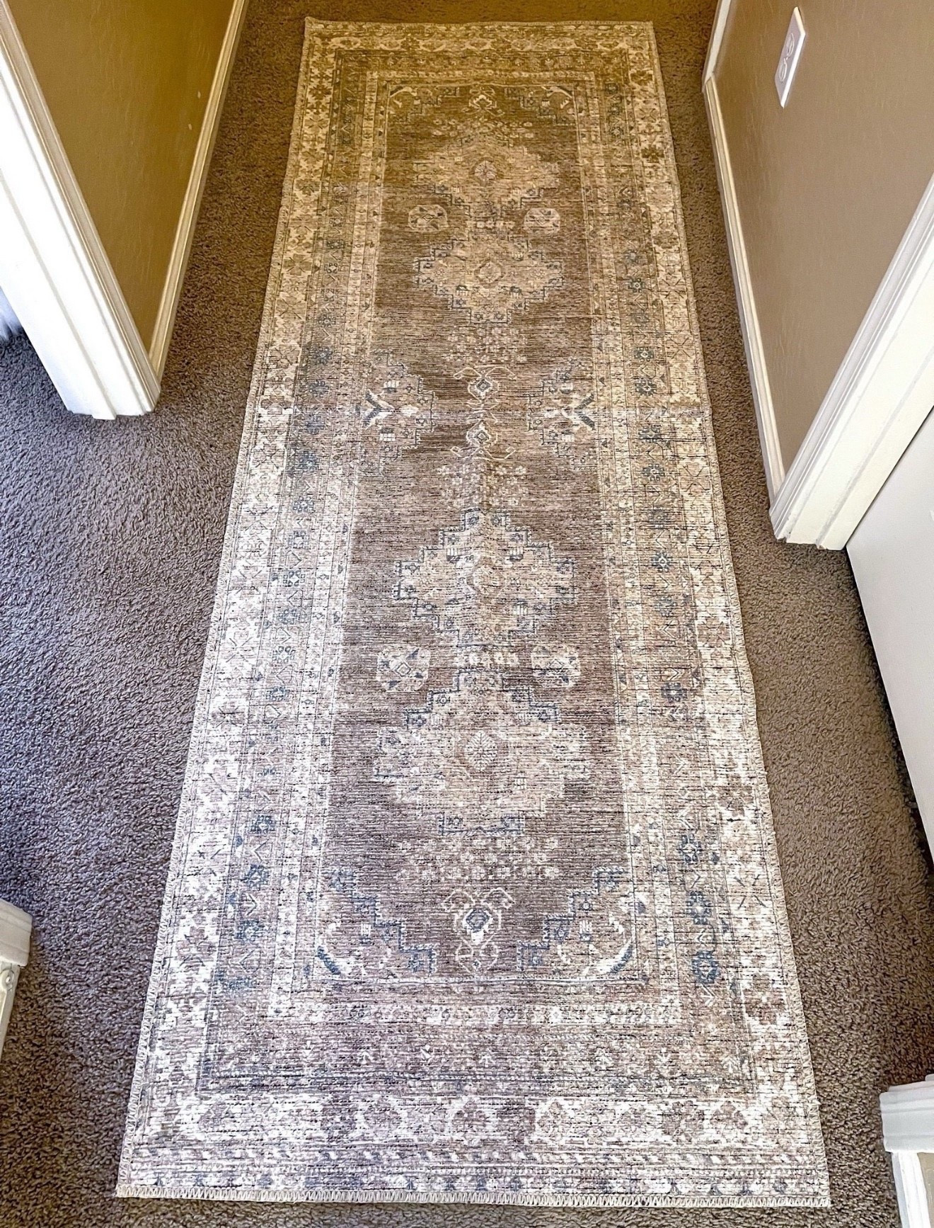 Back in stock! 
Such a cute runner from Walmart. Great quality and washable. 2’5” X 7’, just under $40. 



Walmart home finds, washable rug, washable runner, Walmart runner, home refresh, entryway rug, entryway runner#LTKHoliday #LTKCyberWeek #LTKFindsUnder50 #LTKFamily

#LTKHome #LTKSeasonal #LTKmomlife