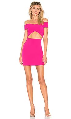 superdown Hallie Cut Out Mini in Hot Pink from Revolve.com | Revolve Clothing (Global)