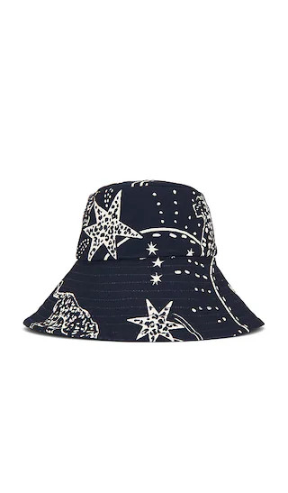 Bucket Hat in Navy Shooting Stars | Revolve Clothing (Global)