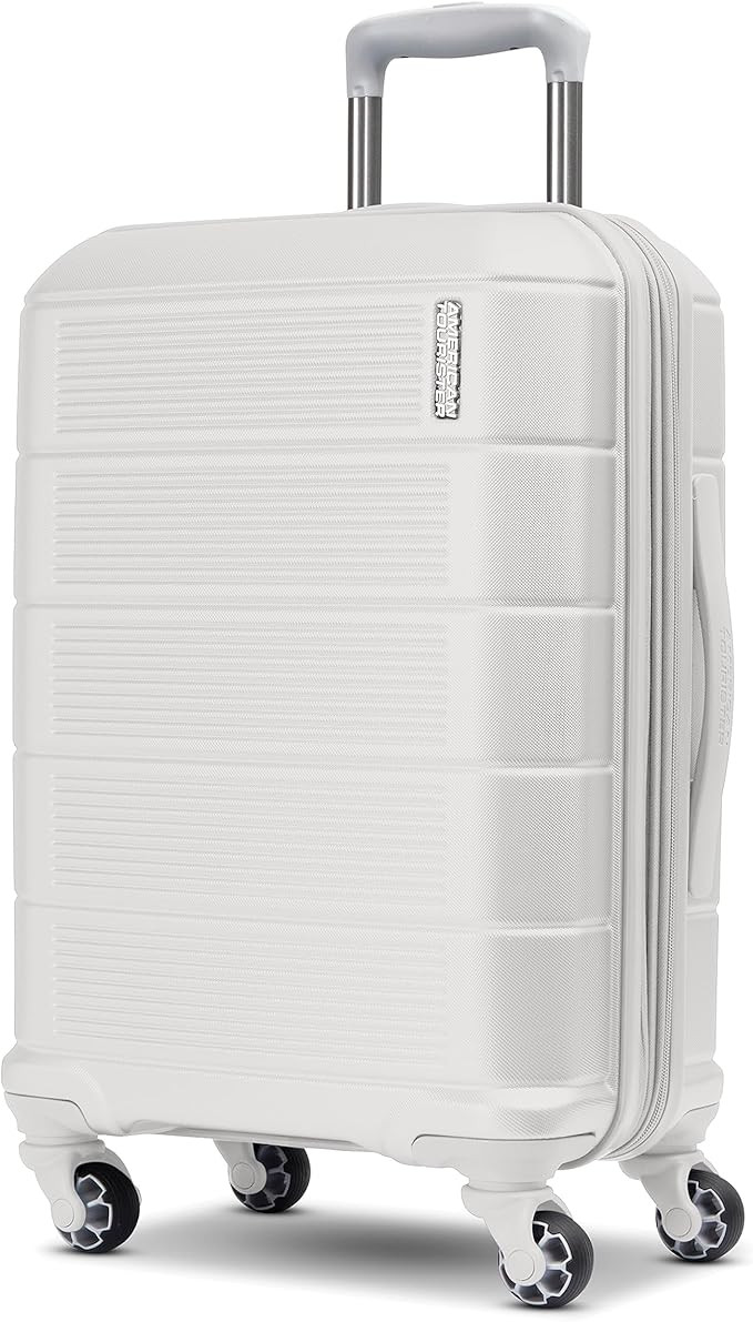 American Tourister Stratum 2.0 Expandable Hardside Luggage with Spinner Wheels, Carry-On, White | Amazon (US)