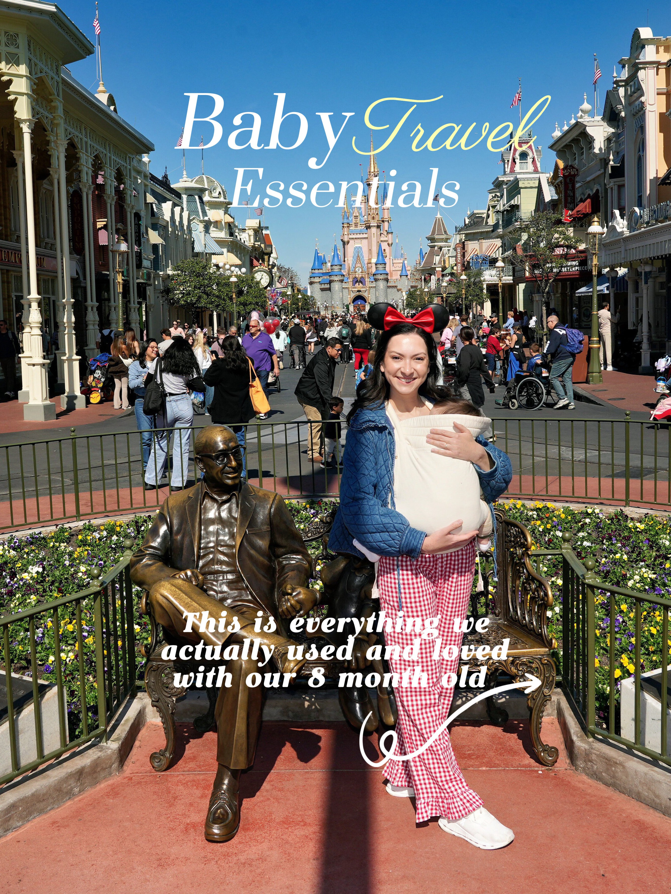 Everything we used and loved with my 8 month old on our first Disney vacation! 


baby travel // travel essentials with kids // baby packing list // travel guide // packing guide 

 

#LTKmomlife #LTKTravel #LTKBaby