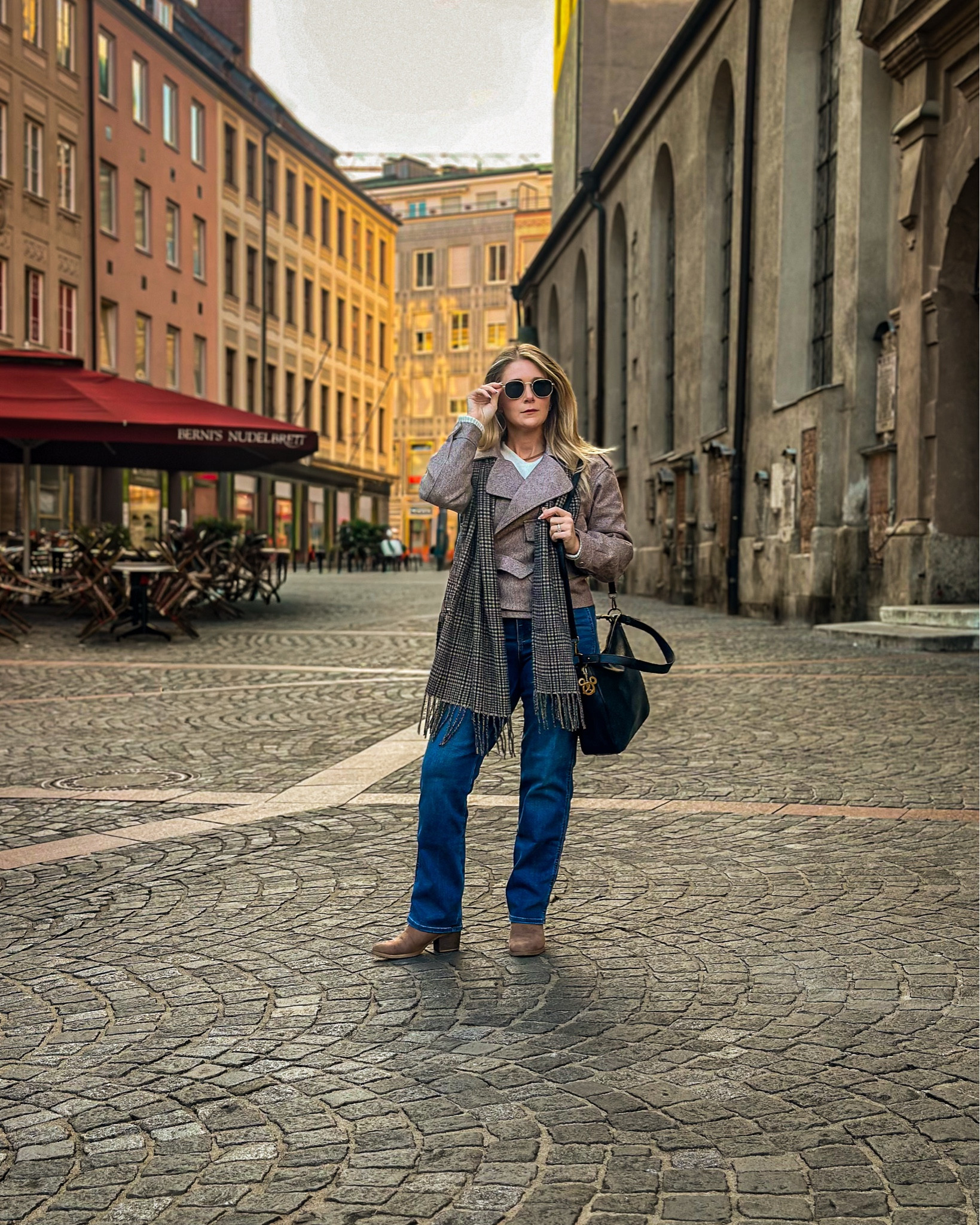 OOTD in Munich, Germany 
Featuring my love of pretzels 🥨 

#LTKStyleTip #LTKTravel