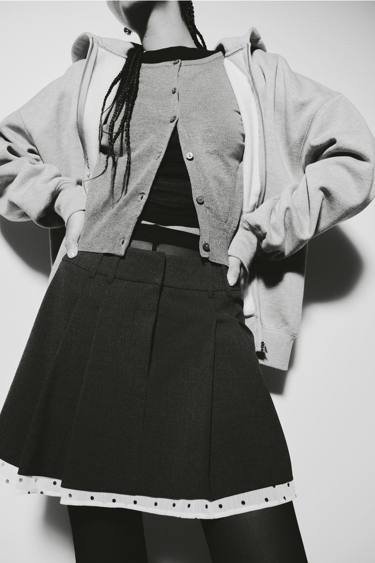 Pleated Mini Skirt | H&M (US + CA)