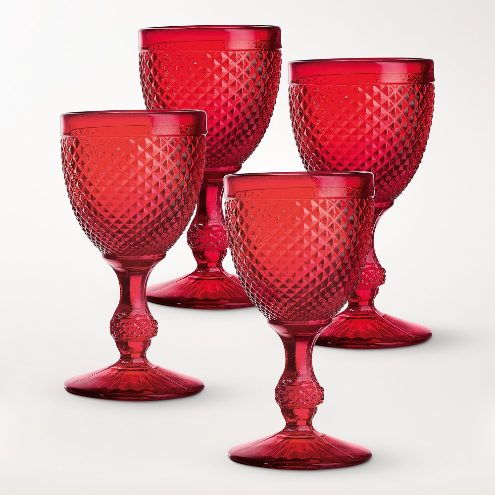 Vista Alegre Bicos Water Goblets, 9-oz, Set of 4 | Williams-Sonoma